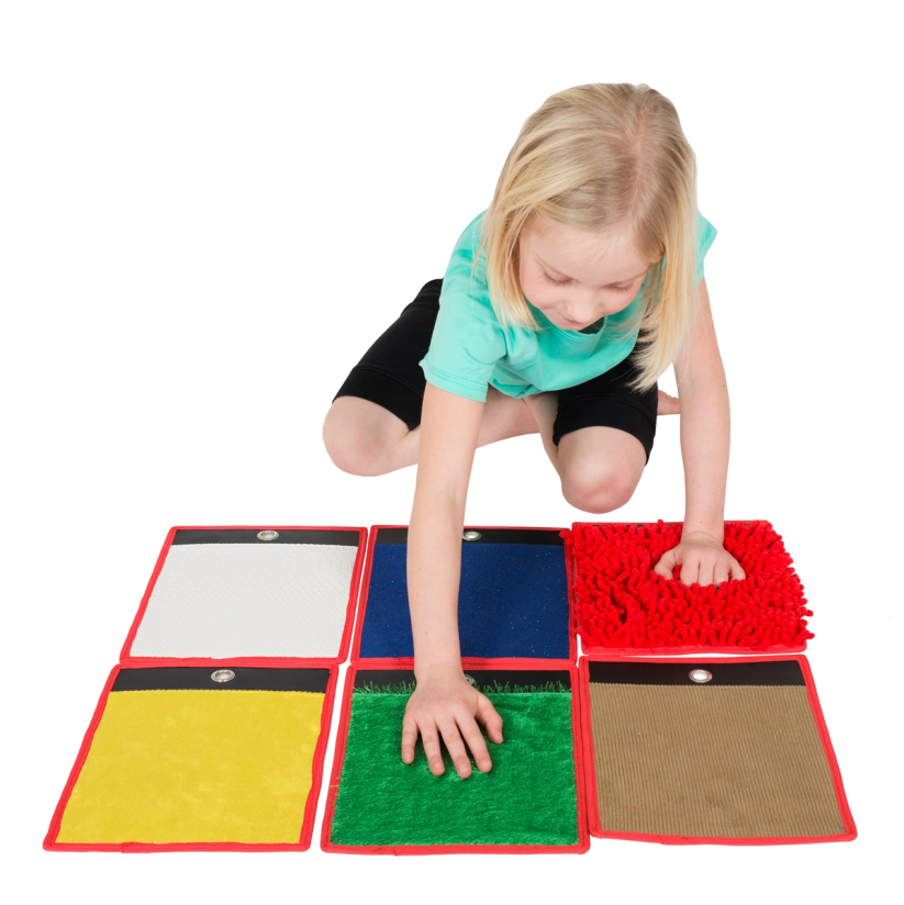 Set van 6 sensorische matjes