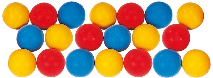 Set van 20 ballen Softy 9cm