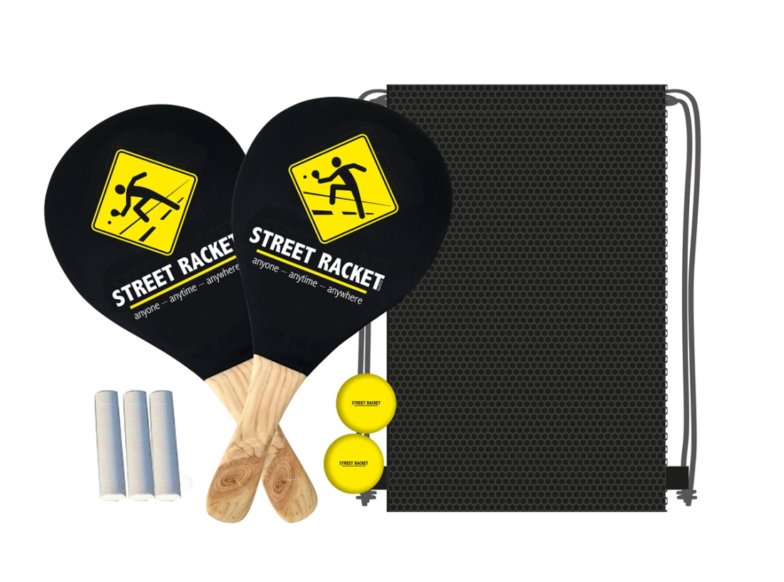 Set van Streetracket 2 spelers