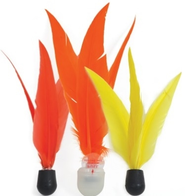 Koker van 3 Jazzminton-Birdies