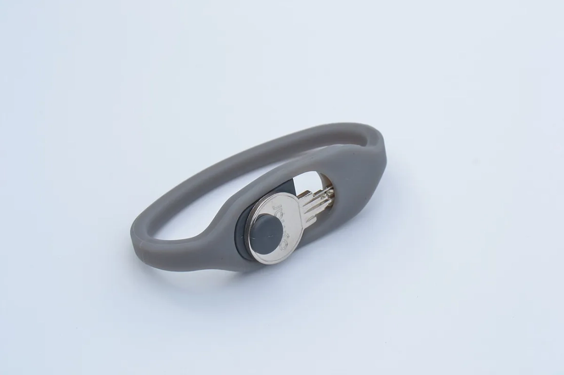 Bracelet silicone pour clés