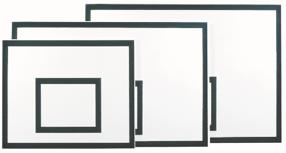 Houten basketbalbord 120X90X2,4 cm