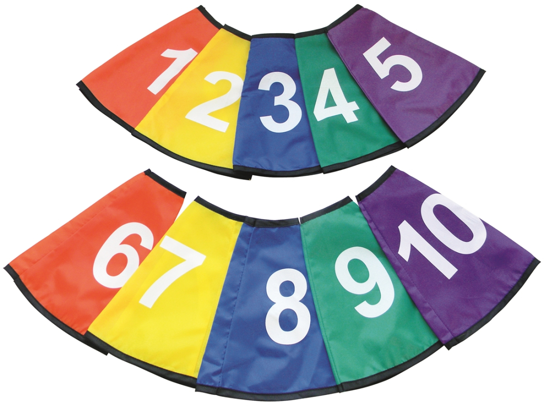 Set van 10 kegel omhulsels