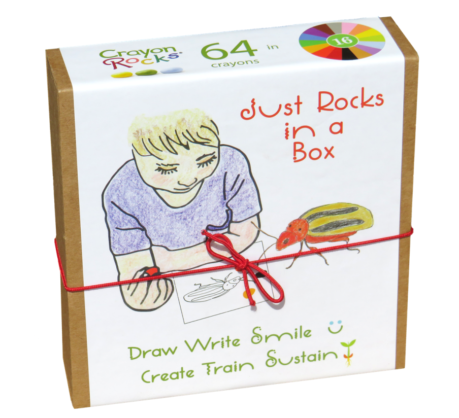 Box van 64 Crayon Rocks soja waskrijtjes