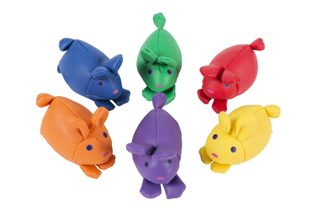 Set van 6 diertjes