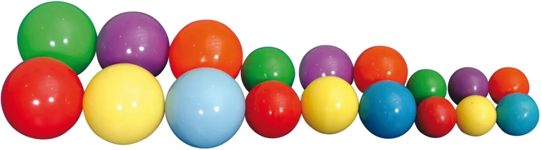 Set van 6 gekleurde multifunctionele ballen
