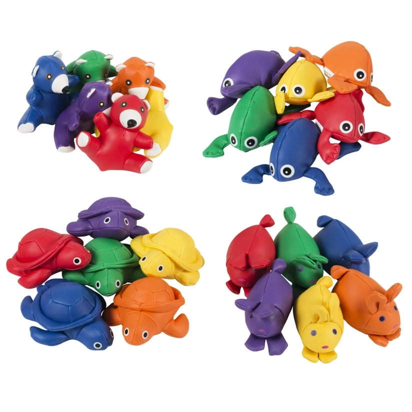 Set van 6 diertjes