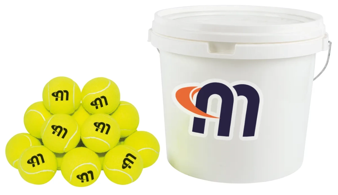 Emmer van 48 Megaform-tennisballen