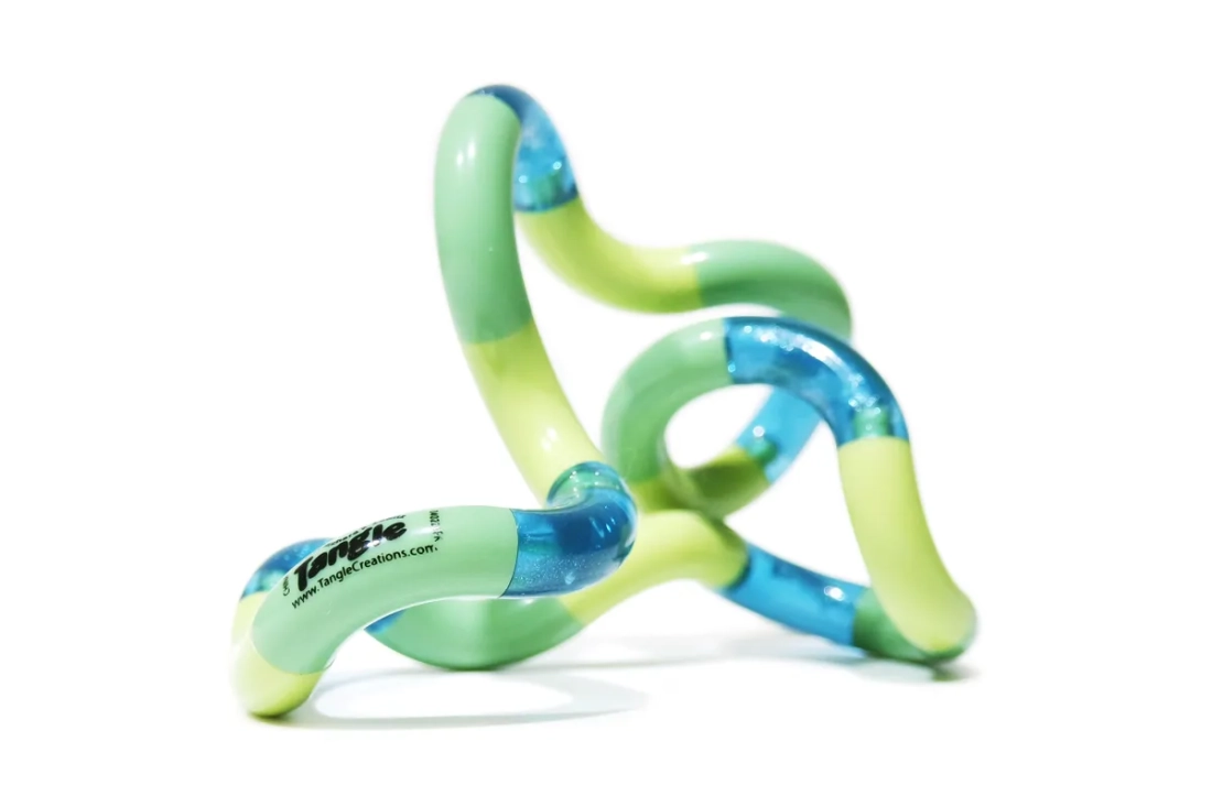 Tangle Junior Classique Néon Scintillant