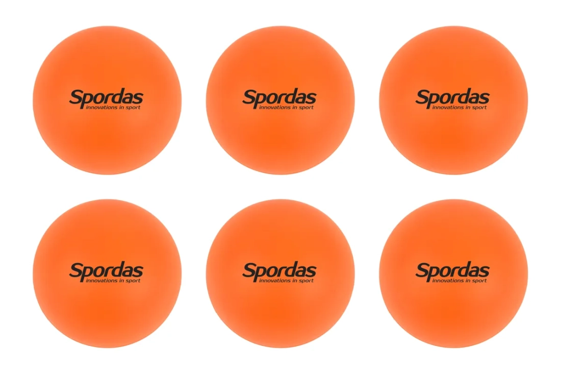 Set van 6 ballen voor schoolhockey