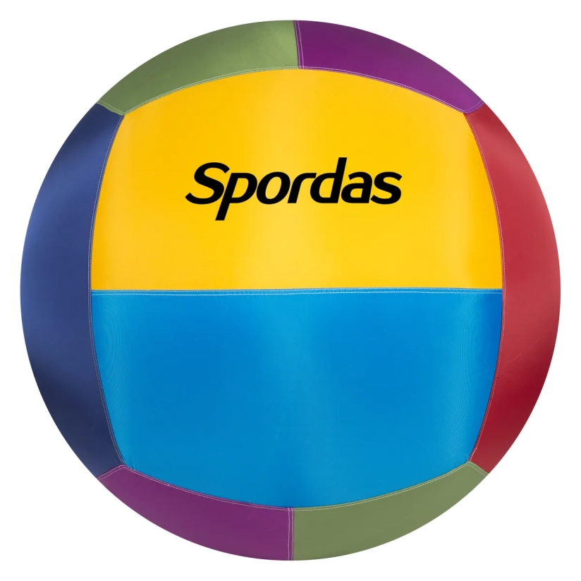 Veelkleurige Spordas-reuzenbal
