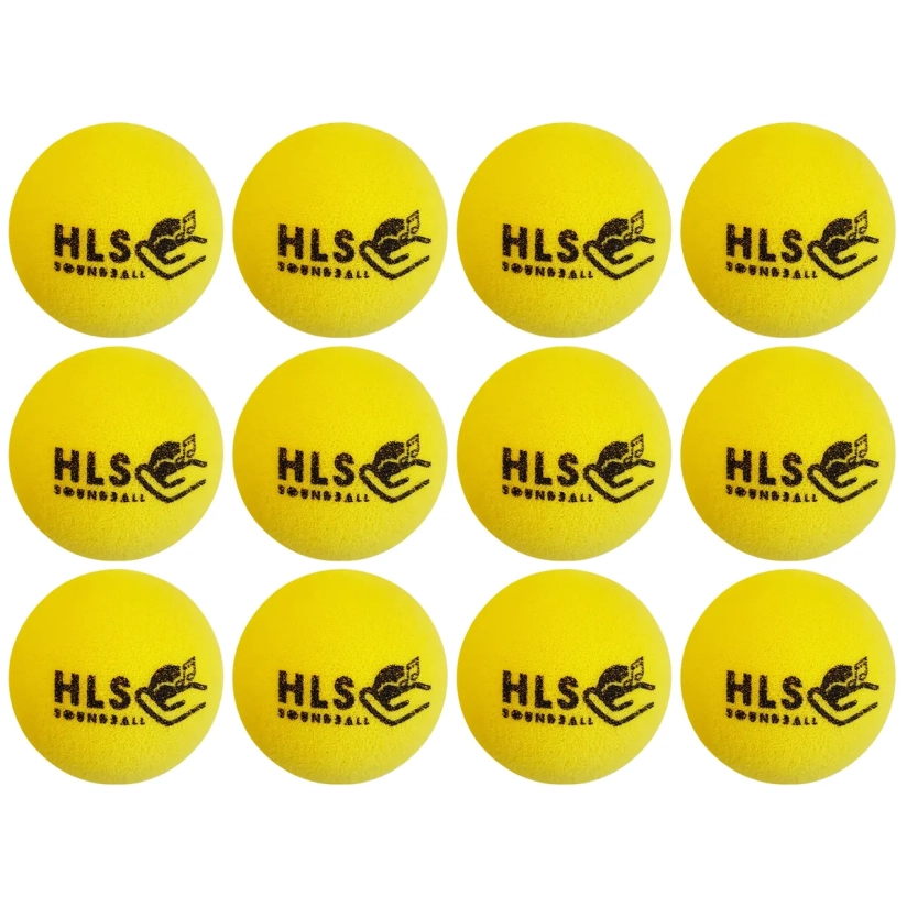 Lot de 12 balles de Blind Tennis