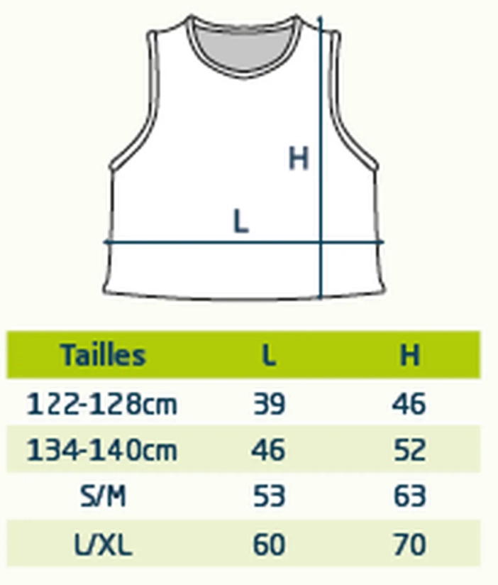 Chasuble ajourée simple Idemasport