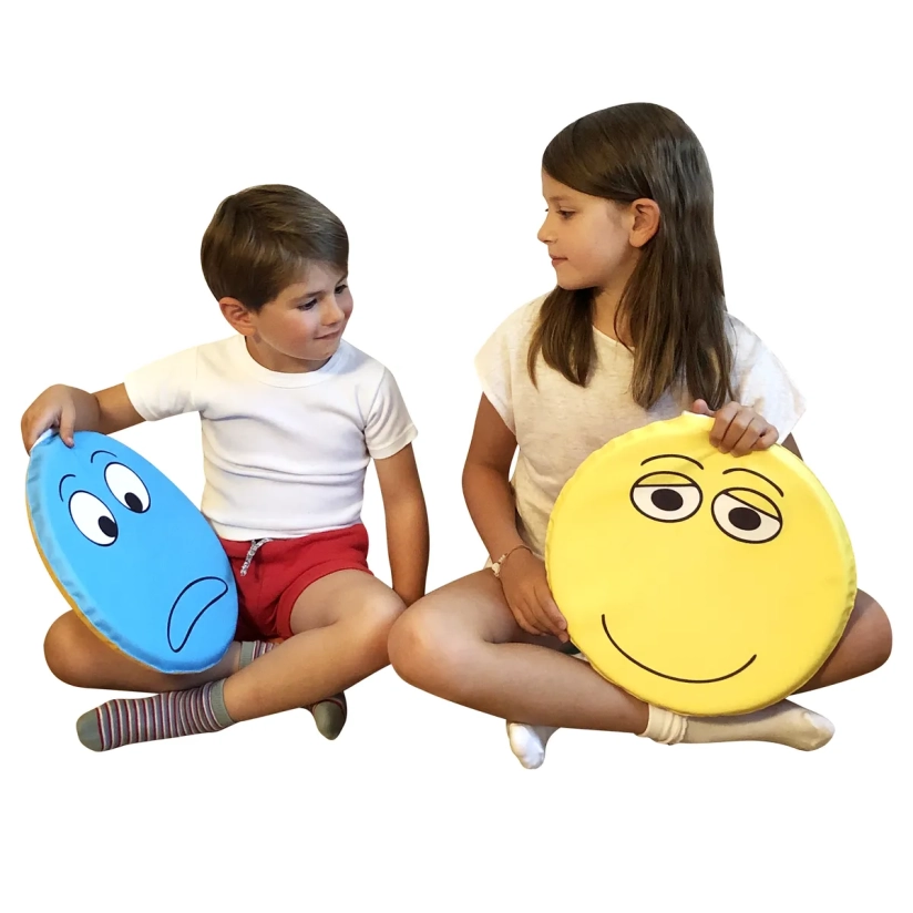 Lot de 6 coussins émotions
