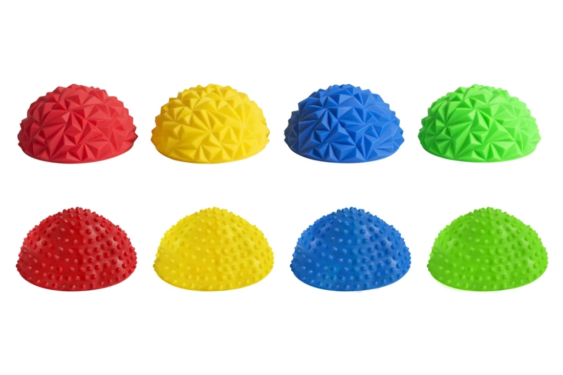 Set van 8 sensorische evenwichtskussentjes
