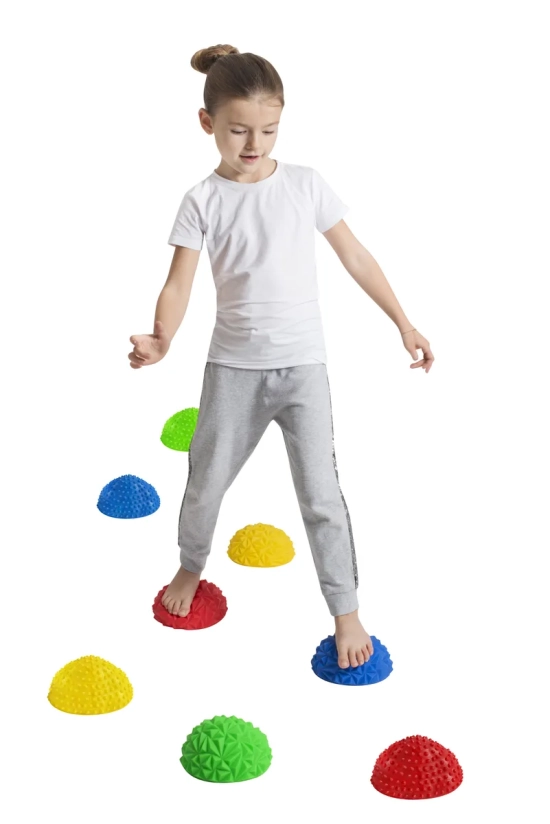 Set van 8 sensorische evenwichtskussentjes