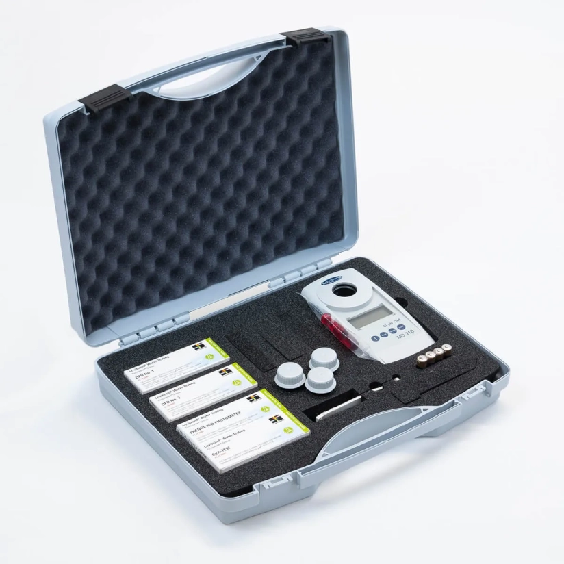 Fotometer MD110 - 3 in 1- CL-pH-STAB geleverd met reagentia (3x100)