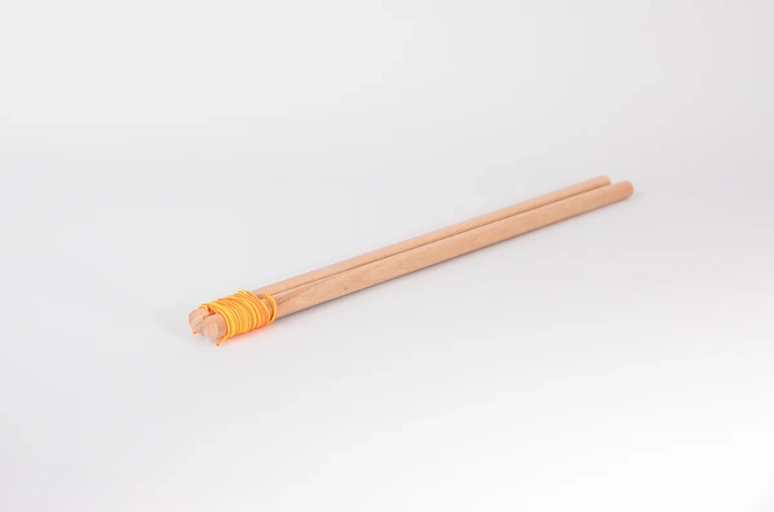 Houten diabolo-handstokken