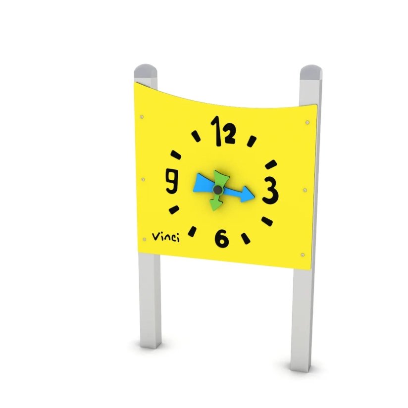 Panneau ludique - horloge
