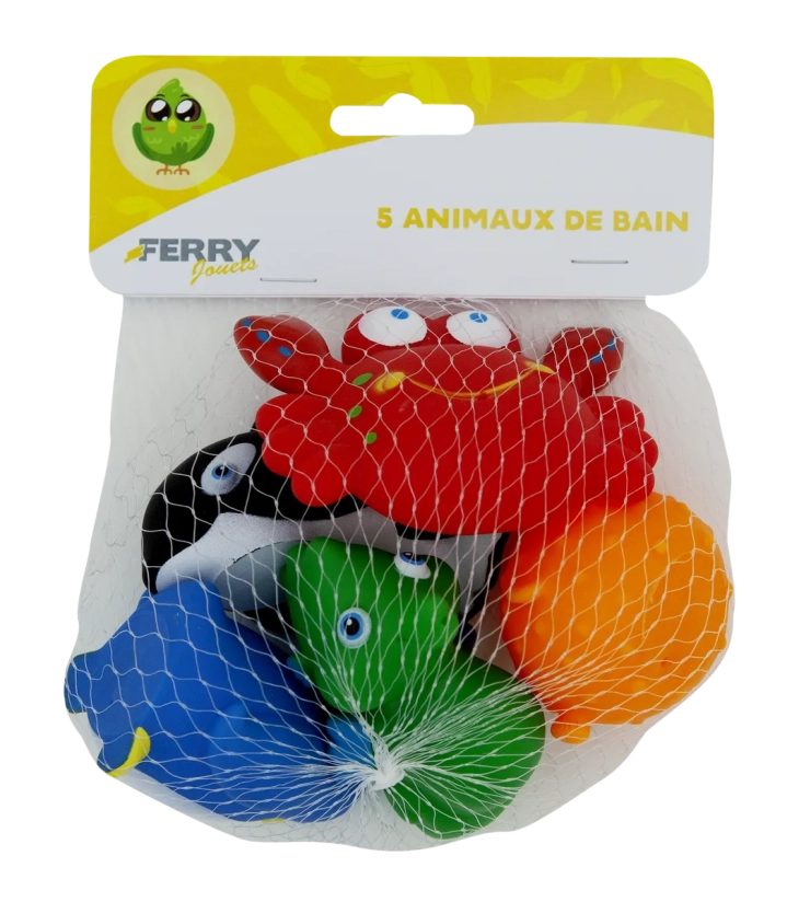 Lot de 5 animaux cracheurs