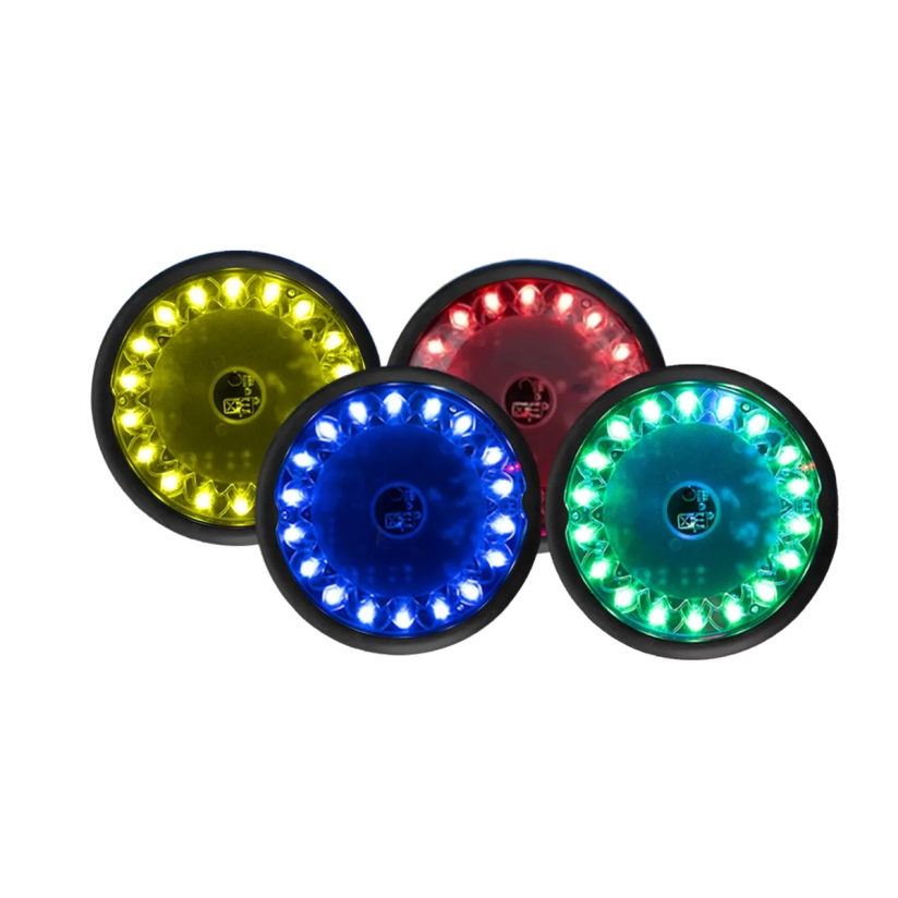 PUSH Pucks - Set van 4 lichtreactie pucks