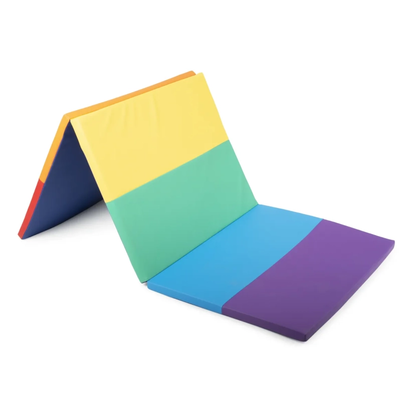 Tapis pliable arc-en-ciel