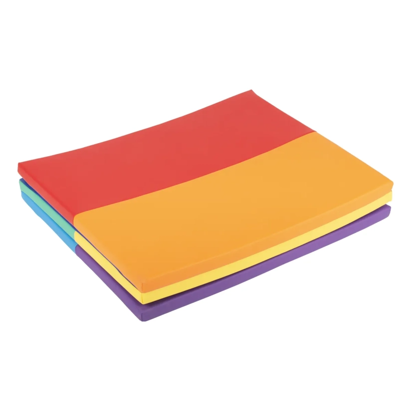 Tapis pliable arc-en-ciel