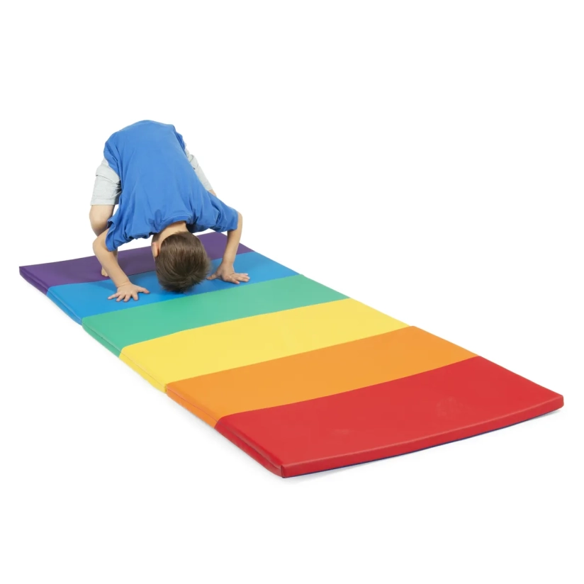 Tapis pliable arc-en-ciel
