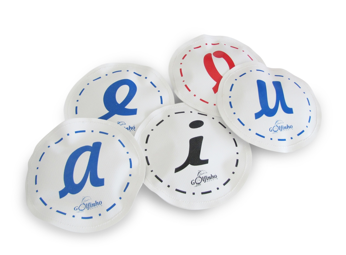 Set van 5 verzwaarde cijfers