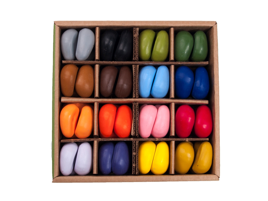 Box van 64 Crayon Rocks soja waskrijtjes