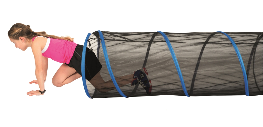Transparante kruiptunnel 250cm