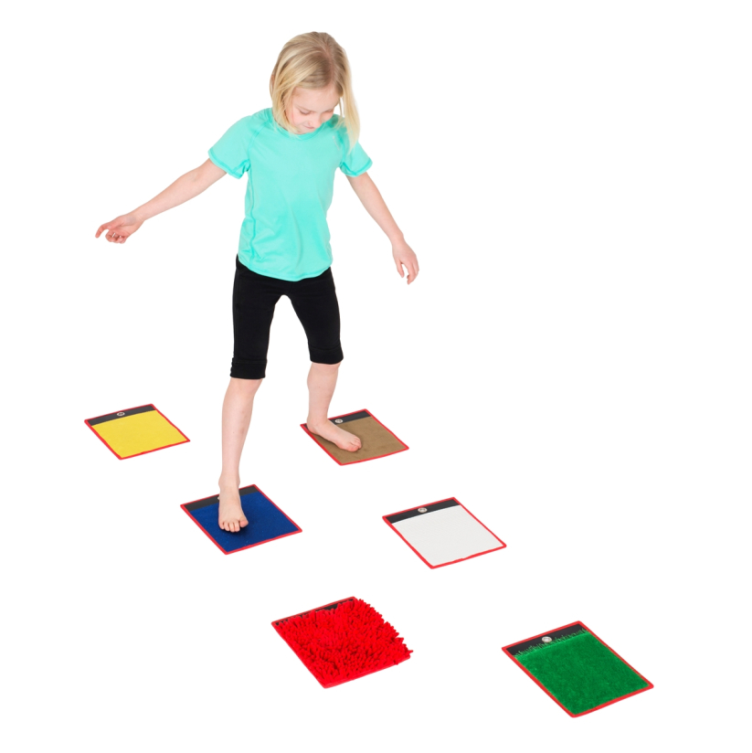 Set van 6 sensorische matjes