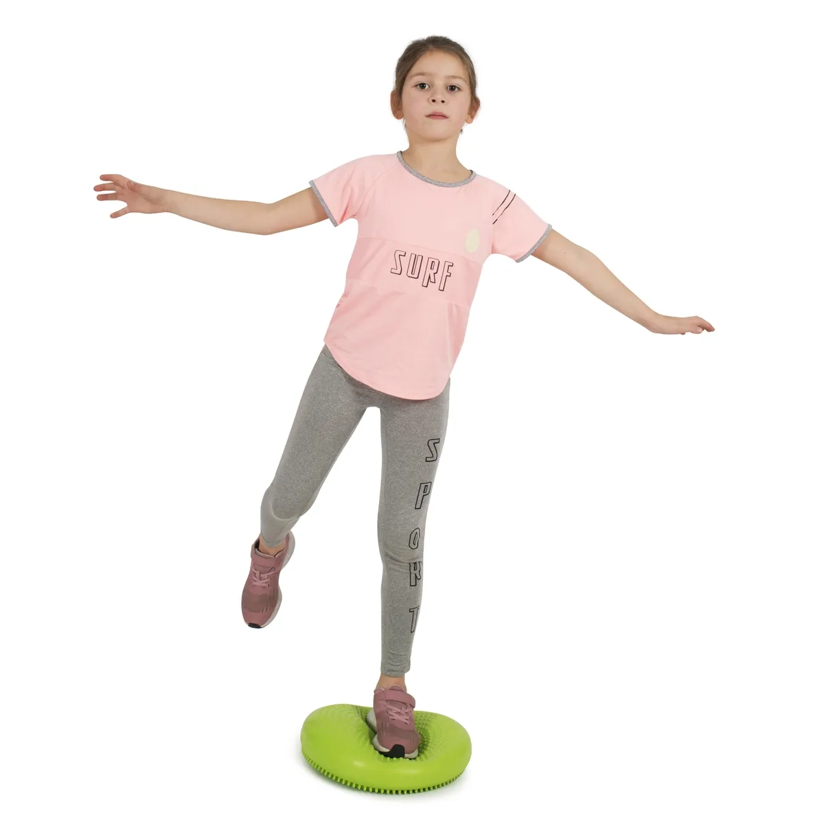 TREXO Coussin D'Équilibre 33 Cm à Picots – Assise Posturale Et Gainage, Charge 200 Kg