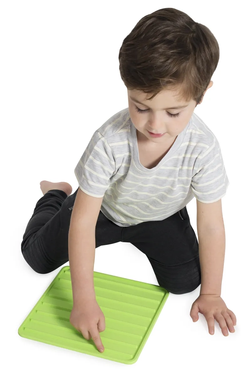 MagiDeal Lot De 4 Tapis Sensoriels En Silicone – 17,4 Cm, Textures Variées, Pour équilibre Et Motricité Des Enfants