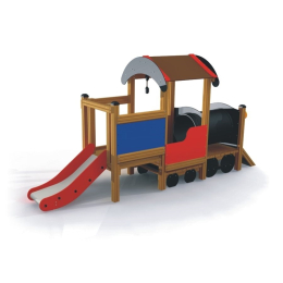 Trein met glijbaan