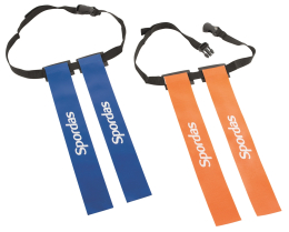 Set van 6 Spordas Flag Rugby riemen