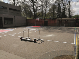Kanteldoelen (voetbal) op wielen
