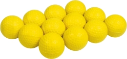 Lot de 12 balles de golf en caoutchouc