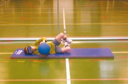 But de torball avec filet
