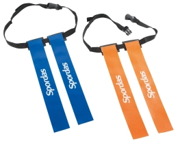 Set van 6 Spordas Flag Rugby riemen