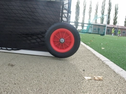 Set van 4 wielen voor hockeydoelen
