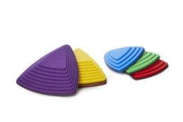 Set van 6 rivierstenen