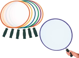 Set van 6 Ini-rackets extra breed en ballonnen