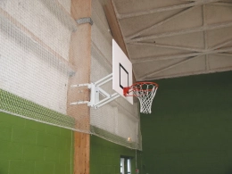 Verstelbaar wandbasketbaldoel met gasveer