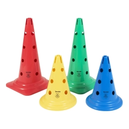 Duurzame markeringskegel met gaten