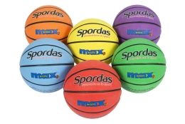 Set van 6 basketballen Spordas Max – Kleur