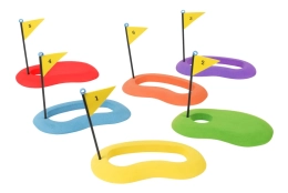 Lot de 6 cibles de golf en mousse