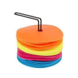 Set van 24 fluorescerende grondmarkeringen