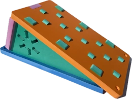 Plan incliné d'escalade