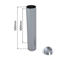 Fourreau en aluminium pour poteau central